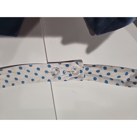 Vintage KERRY BROOKE Sea Stars Sears Roebuck Blue Halter Dress Bathing Suit 50's - Picture 14 of 16